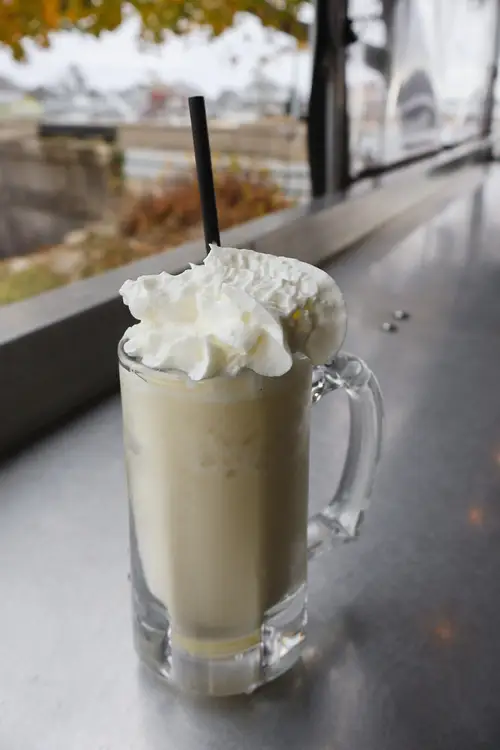 Frozen drink in a mug