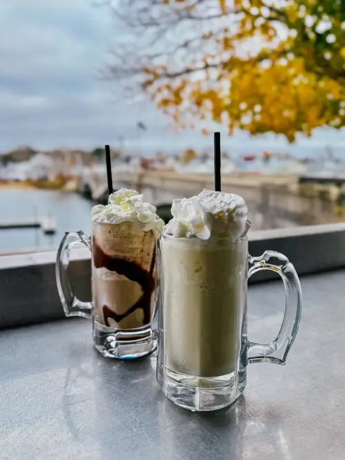 Two frozen mugs