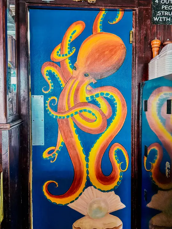Octopus mural